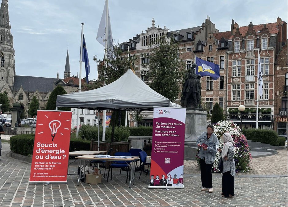 Le CPAS d’Anderlecht à la rencontre des Anderlechtois pour une semaine de sensibilisation et d’information sur l’énergie