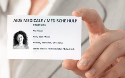 Nouvelle carte médicale avec QR code