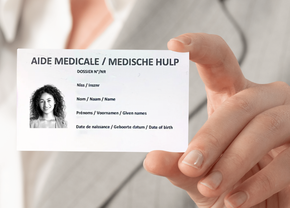 Nouvelle carte médicale avec QR code